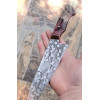 КВІТКА ексклюзивний кухонний ніж ручної роботи майстра студії XI KNIVES, Сталь N690, 60-61 HRC
